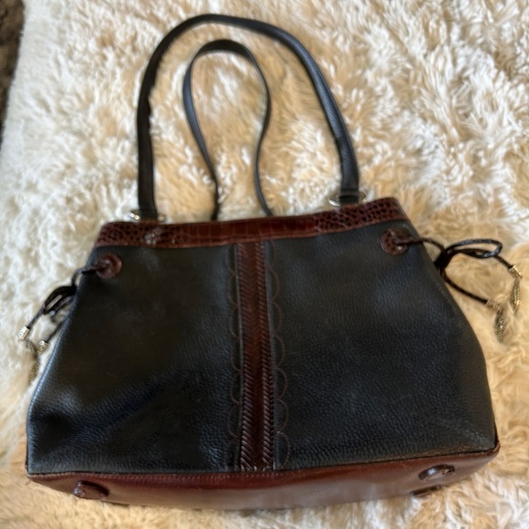 VTG BRIGHTON LEATHER BAG - Picture 1 of 16